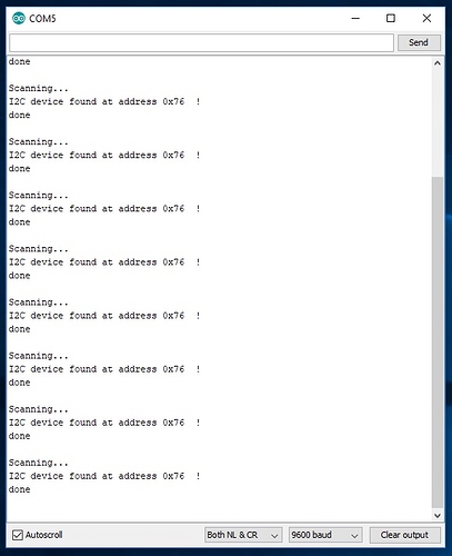 i2c Scanner