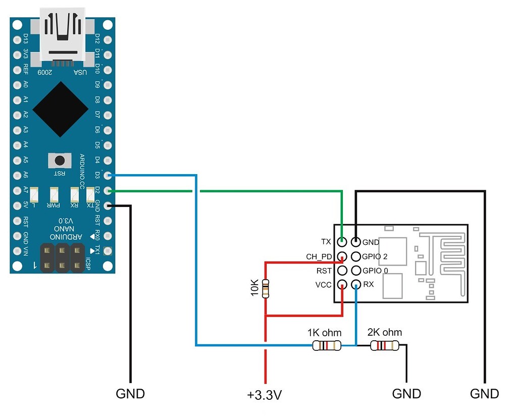 ESP8266 (ESP-01) + Arduino nano + blynk - Solved - Blynk Community