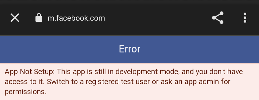 Facebook Login Error - Solved - Blynk Community