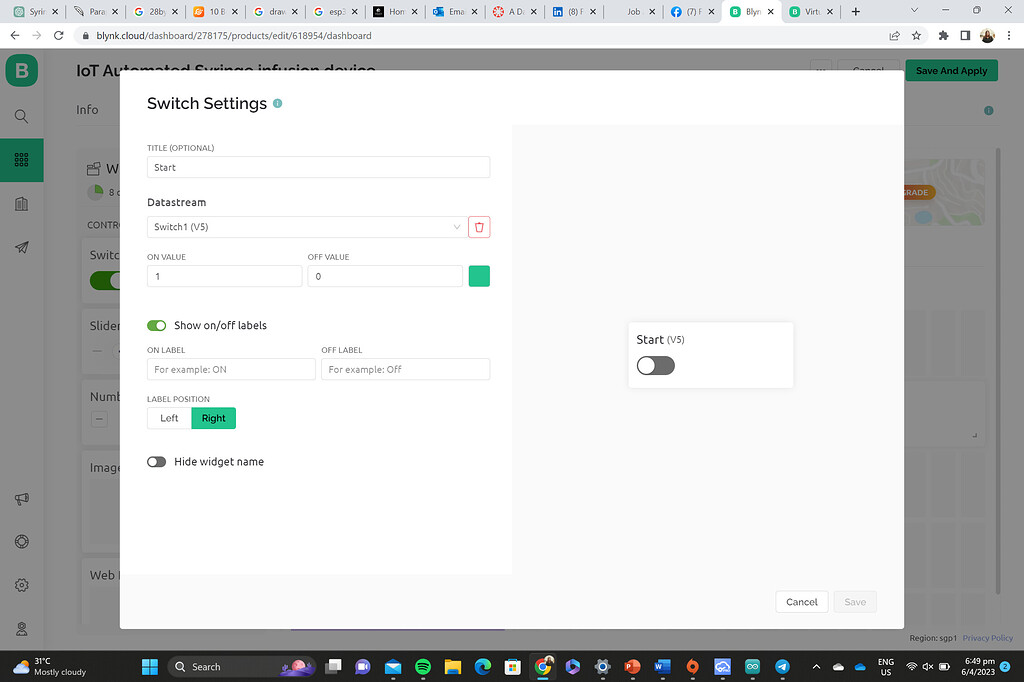 Virtual Pin doesn't change back to 0 - Need Help With My Project ...