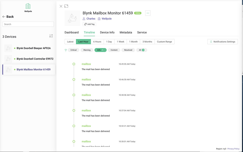 Event not sending notifications - Blynk 2.0 - Blynk Community