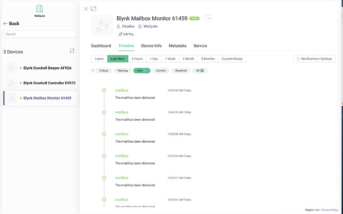 Event not sending notifications - Blynk 2.0 - Blynk Community