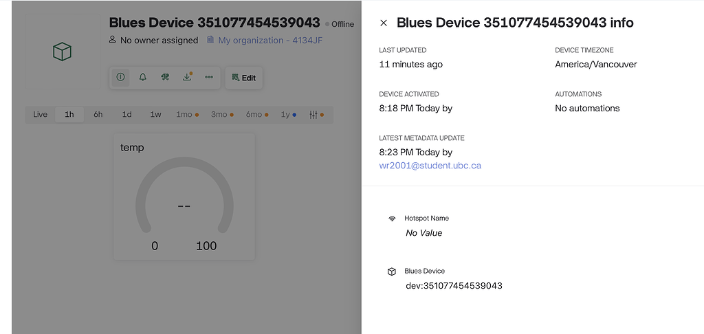 Blues notehub device imported but data is not received - Issues and ...