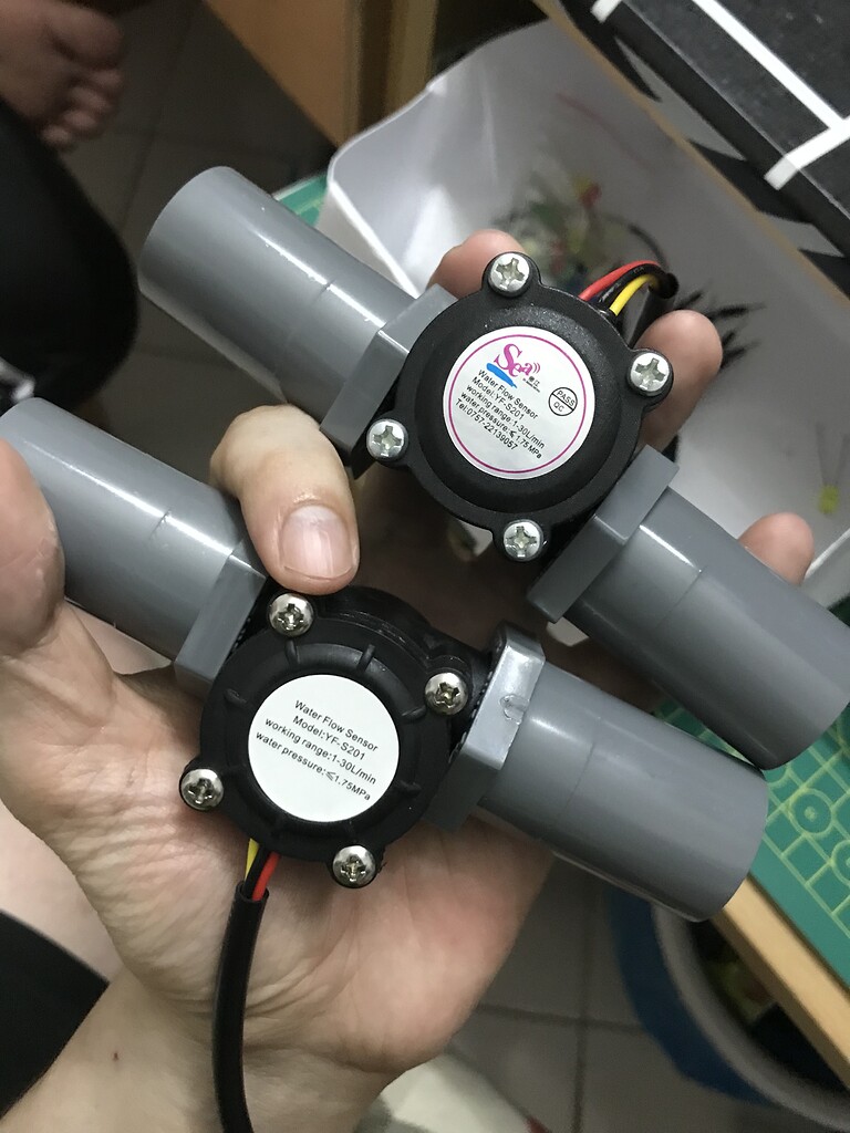 Hello can you help me to get coding for 2 water flow sensor (YFS201) in one coding. I use