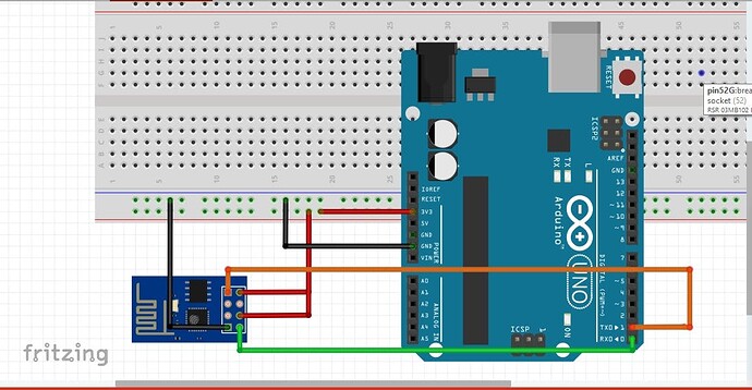 Uno to ESP8266