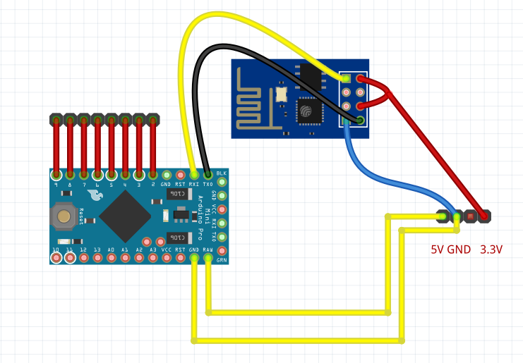 esp8266 arduino mini