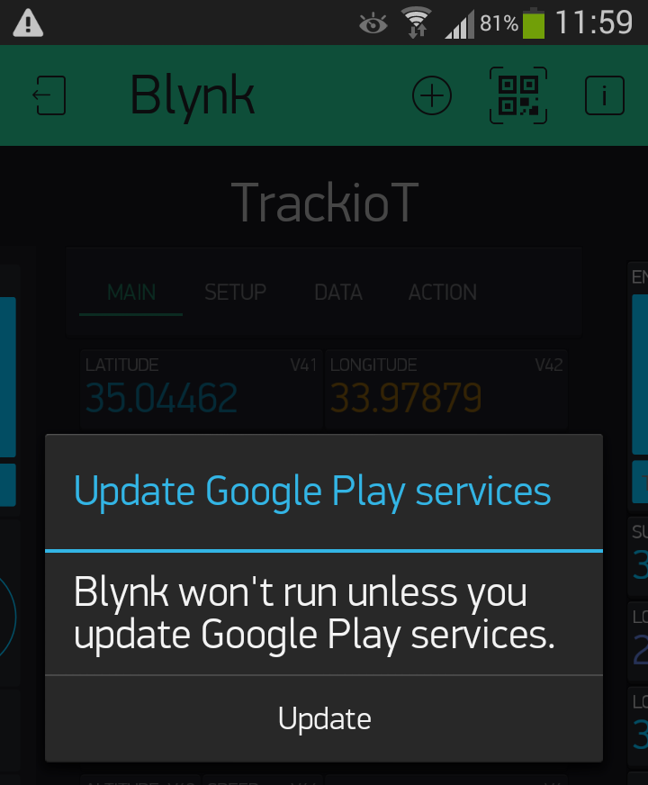 SOLVED] Update Google Play Services - Solved - Blynk Community