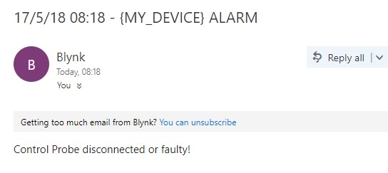 blynk email