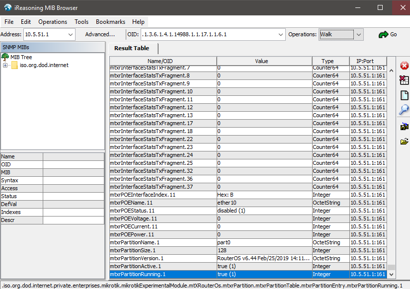 how to use snmpwalk to get top level oid